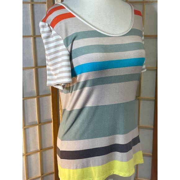Lapis XL Lightweight Striped Top - Picture 11 of 13